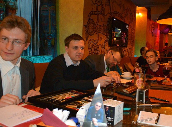 Встреча клуба приверженцев письма перьевой ручкой в Москве, 15 апреля 2015