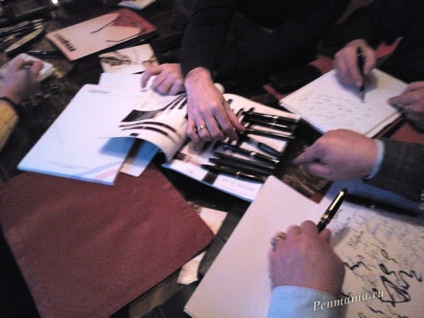 Встреча клуба приверженцев письма перьевой ручкой в Москве, 18 февраля 2015