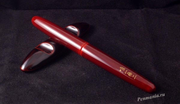 Перьевая ручка Nakaya portable cigar красный tamenuri (Япония)