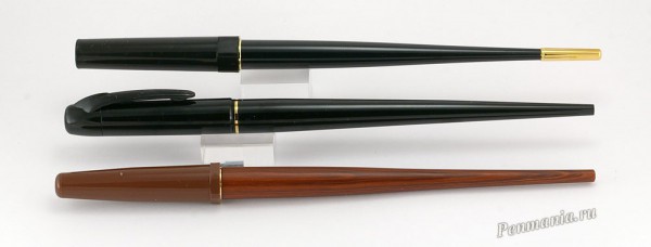Настольные перьевые ручки Platinum DP-1000, Platinum DPQ-700 и Pilot Woody (Япония)